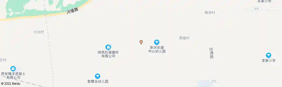 西安班家村_公交站地图_西安公交_妙搜公交查询2025