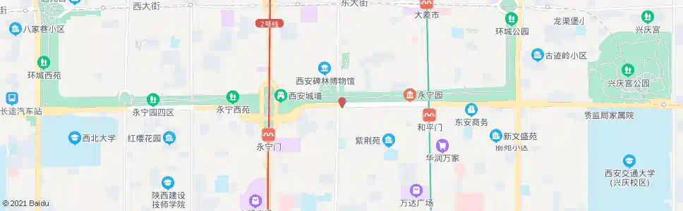 西安文昌门_公交站地图_西安公交_妙搜公交查询2025