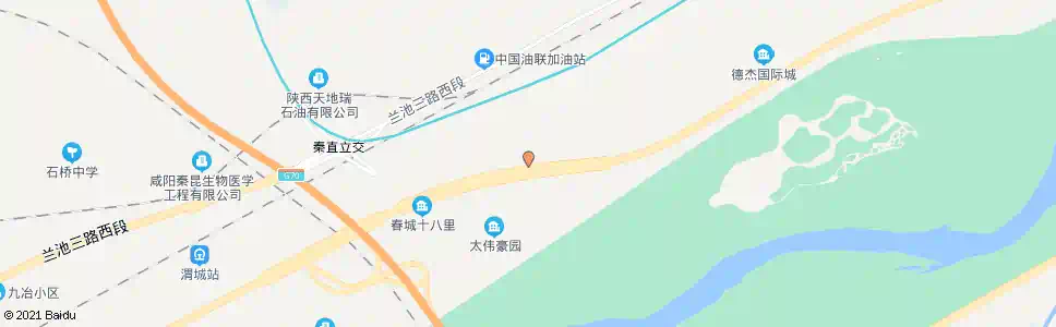 西安兰池大道长兴村_公交站地图_西安公交_妙搜公交查询2025