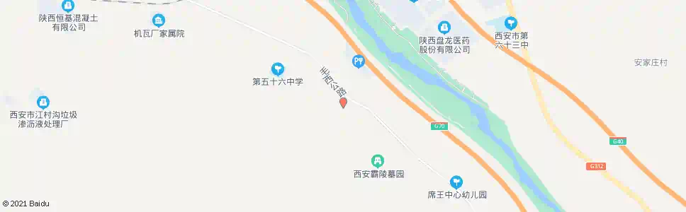 西安毛窑院村_公交站地图_西安公交_妙搜公交查询2025