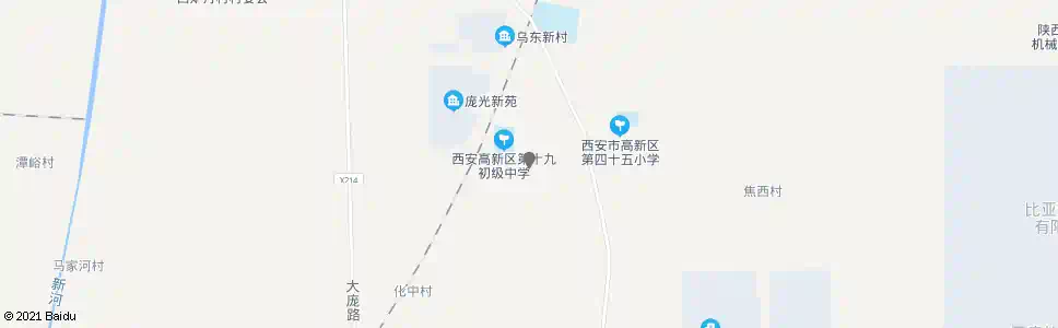 西安庞光镇_公交站地图_西安公交_妙搜公交查询2025