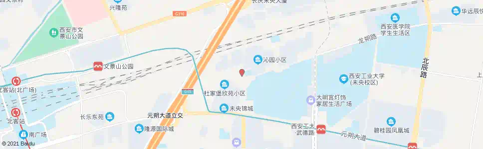 西安杜家堡加气站_公交站地图_西安公交_妙搜公交查询2025