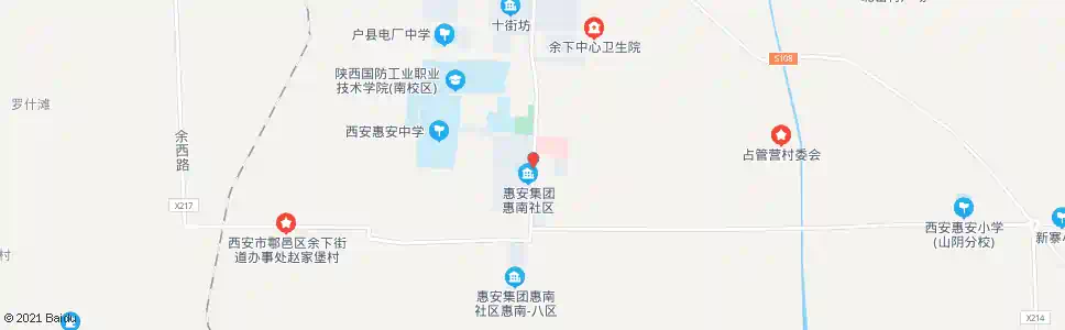 西安惠安幼儿园_公交站地图_西安公交_妙搜公交查询2025
