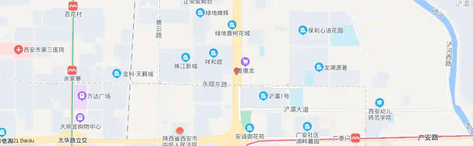 西安祥和居_公交站地图_西安公交_妙搜公交查询2025