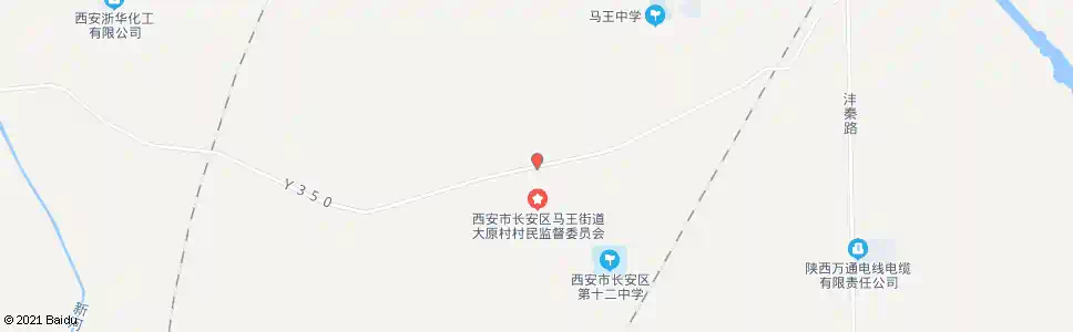 西安大原村_公交站地图_西安公交_妙搜公交查询2025