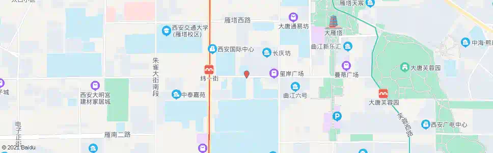 西安红专小区_公交站地图_西安公交_妙搜公交查询2025