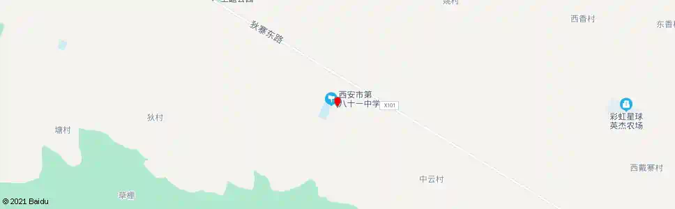 西安麋鹿村_公交站地图_西安公交_妙搜公交查询2025