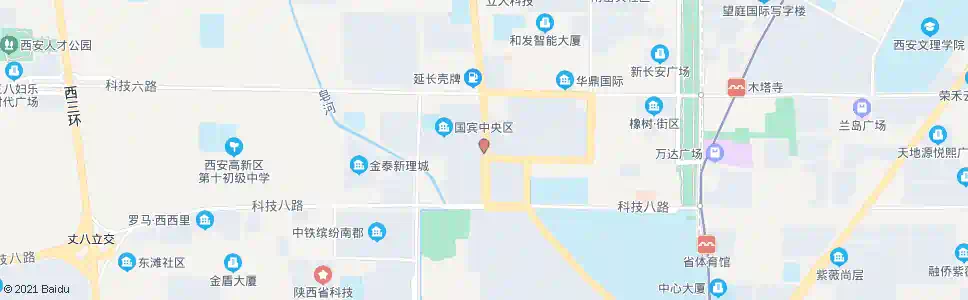 西安茶张村_公交站地图_西安公交_妙搜公交查询2025