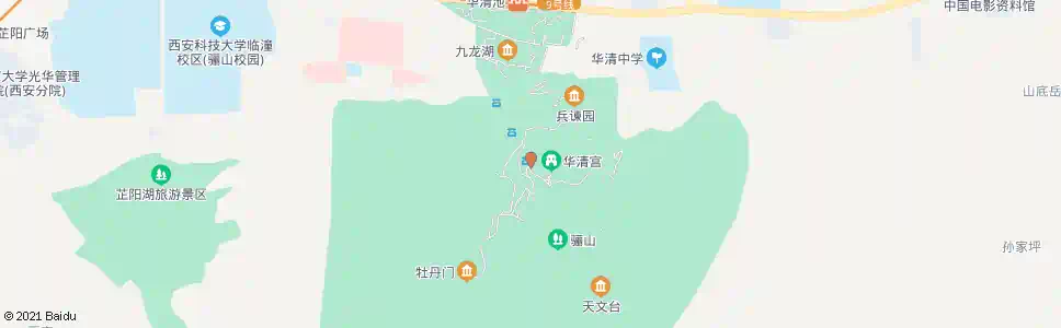 西安骊山索道_公交站地图_西安公交_妙搜公交查询2025