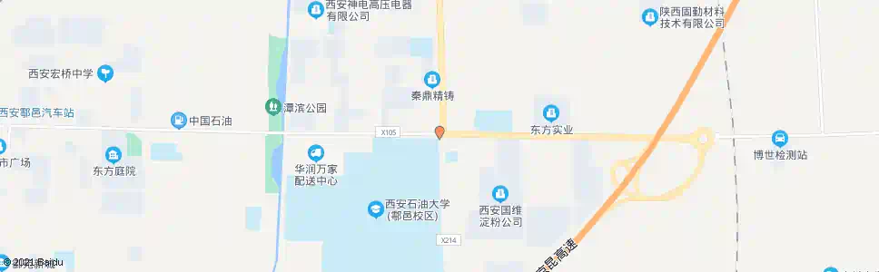 西安周北十字_公交站地图_西安公交_妙搜公交查询2025