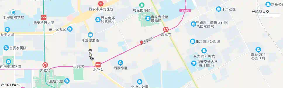 西安新疆三所_公交站地图_西安公交_妙搜公交查询2025