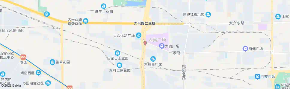西安安美居_公交站地图_西安公交_妙搜公交查询2025