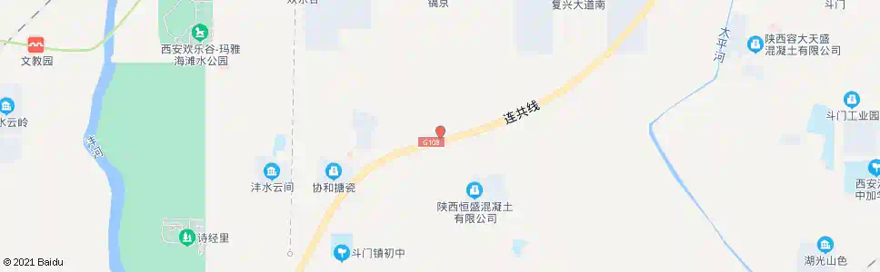 西安斗门加油站_公交站地图_西安公交_妙搜公交查询2025