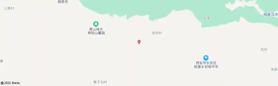 西安下伯坊村西_公交站地图_西安公交_妙搜公交查询2025