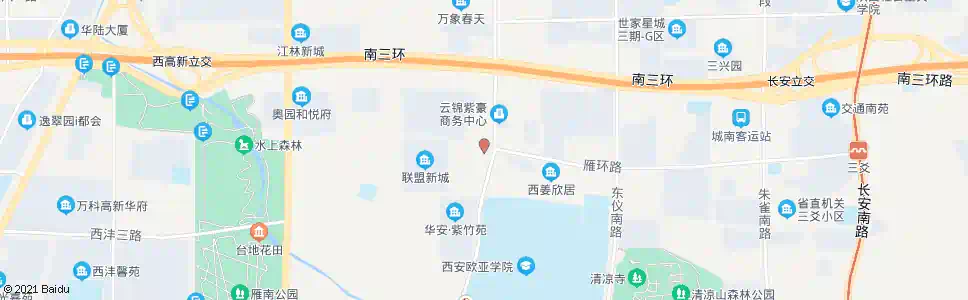 西安雁环路口_公交站地图_西安公交_妙搜公交查询2025