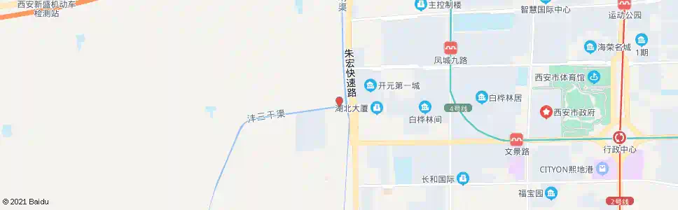 西安青西村_公交站地图_西安公交_妙搜公交查询2025