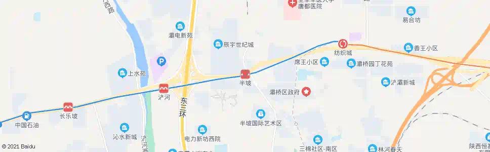 西安中堡子村_公交站地图_西安公交_妙搜公交查询2025