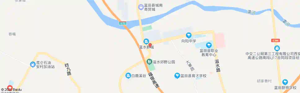 西安蓝田县疾控中心_公交站地图_西安公交_妙搜公交查询2025
