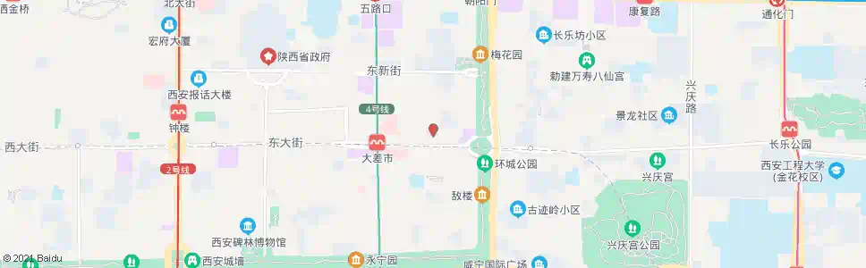 西安省二纺医院_公交站地图_西安公交_妙搜公交查询2025