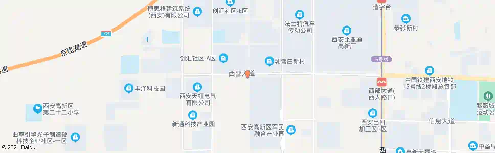 西安比亚迪北门_公交站地图_西安公交_妙搜公交查询2025