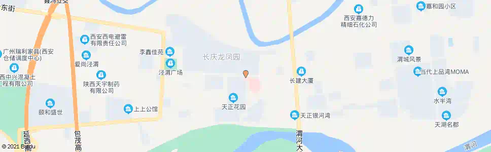 西安龙凤园东门_公交站地图_西安公交_妙搜公交查询2025
