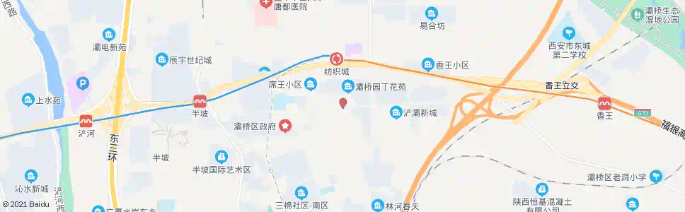西安纺建路_公交站地图_西安公交_妙搜公交查询2025