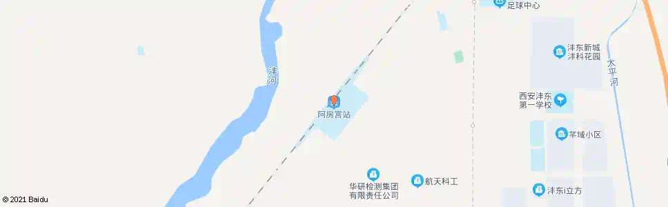 西安秦阿房宫_公交站地图_西安公交_妙搜公交查询2025