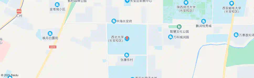 西安西北大学南校区_公交站地图_西安公交_妙搜公交查询2025