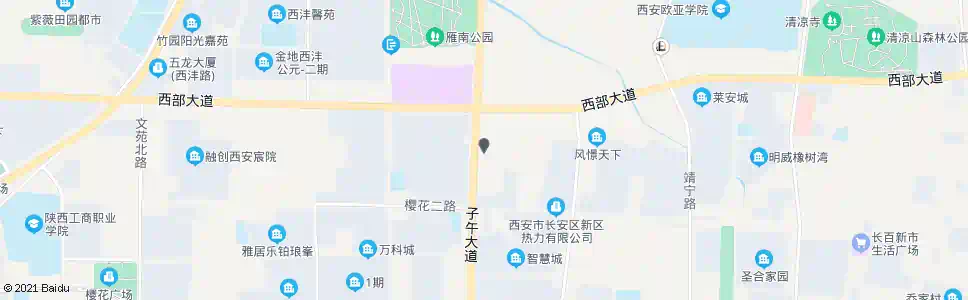 西安杜城加油站_公交站地图_西安公交_妙搜公交查询2025
