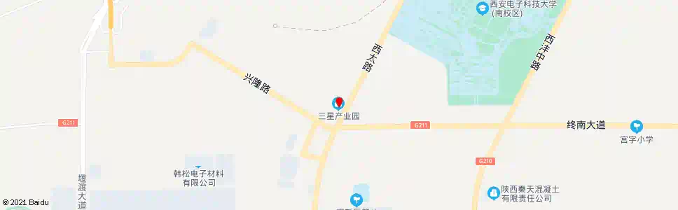 西安兴隆街办_公交站地图_西安公交_妙搜公交查询2025