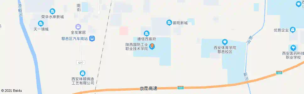 西安航天五0四所(政法学院西门)_公交站地图_西安公交_妙搜公交查询2025