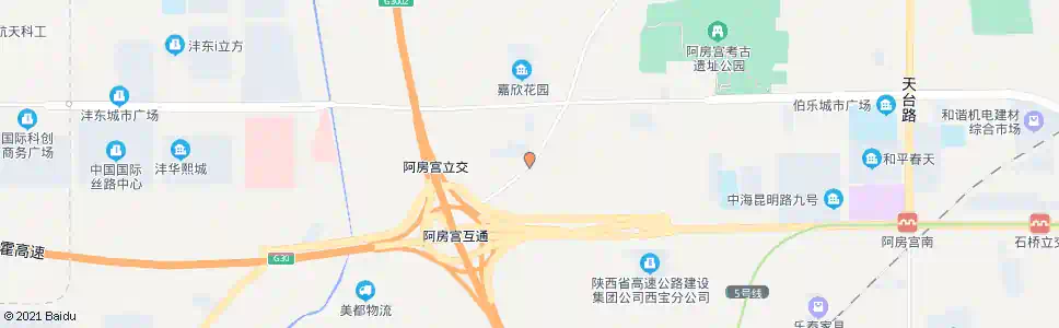 西安西户高速路口_公交站地图_西安公交_妙搜公交查询2025