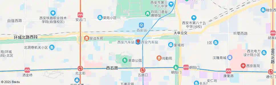 西安秦镇汽车站_公交站地图_西安公交_妙搜公交查询2025