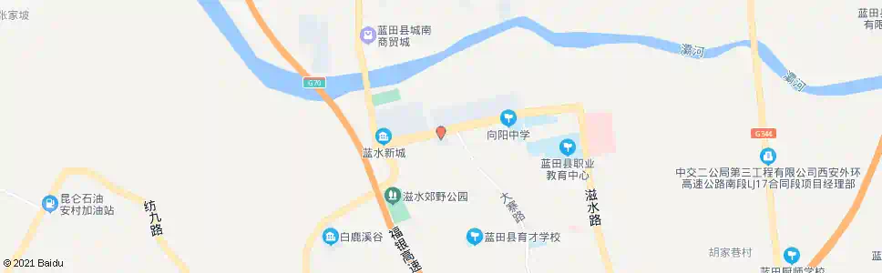 西安蓝田县交警大队_公交站地图_西安公交_妙搜公交查询2025
