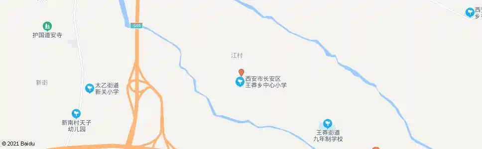 西安稻地江村_公交站地图_西安公交_妙搜公交查询2025