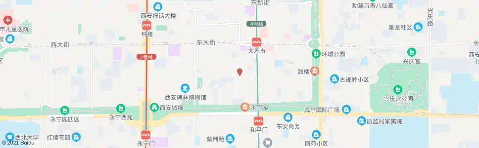 西安八办_公交站地图_西安公交_妙搜公交查询2025