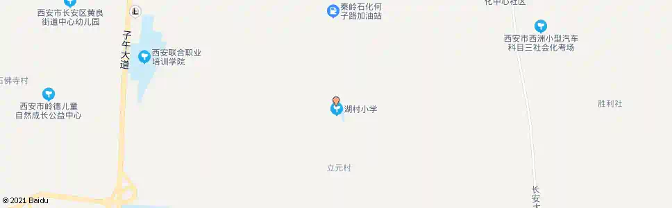 西安西湖村_公交站地图_西安公交_妙搜公交查询2025