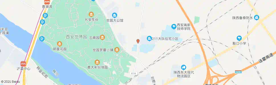 西安一二四所_公交站地图_西安公交_妙搜公交查询2025