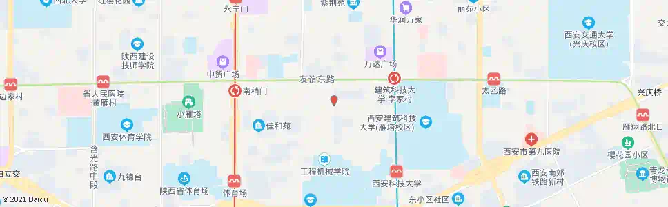 西安公社_公交站地图_西安公交_妙搜公交查询2025