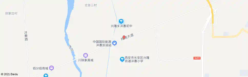 西安南张村_公交站地图_西安公交_妙搜公交查询2025