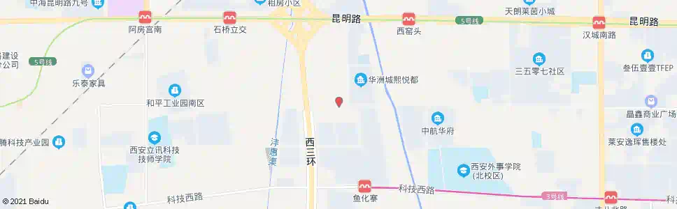西安大寨路西口_公交站地图_西安公交_妙搜公交查询2025