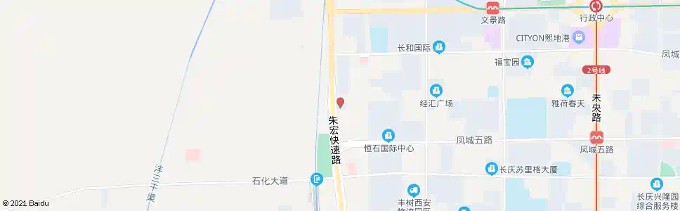 西安朱宏路_公交站地图_西安公交_妙搜公交查询2025
