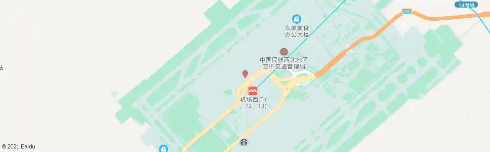 西安T2航站楼_公交站地图_西安公交_妙搜公交查询2025