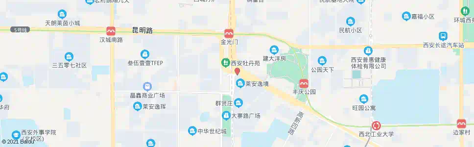 西安新桃园_公交站地图_西安公交_妙搜公交查询2025