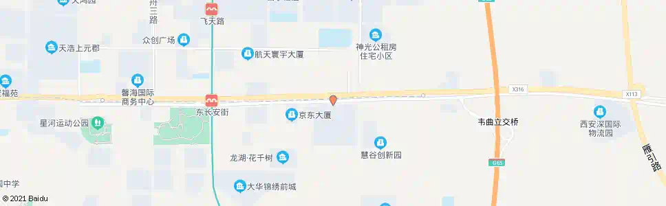 西安航天五0四所_公交站地图_西安公交_妙搜公交查询2025