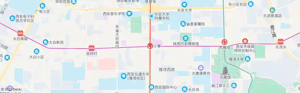 西安小寨_公交站地图_西安公交_妙搜公交查询2025