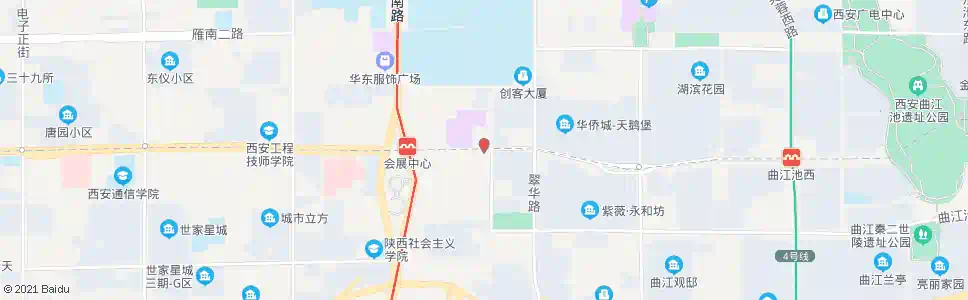 西安汇新路北口_公交站地图_西安公交_妙搜公交查询2025