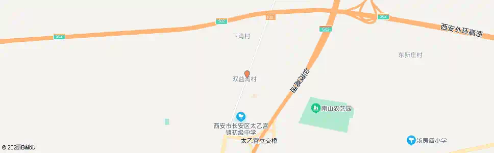 西安省结核病院_公交站地图_西安公交_妙搜公交查询2025