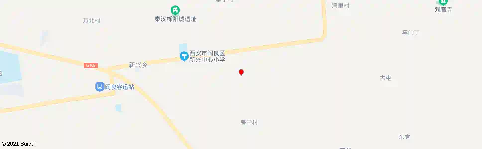 西安房村_公交站地图_西安公交_妙搜公交查询2025