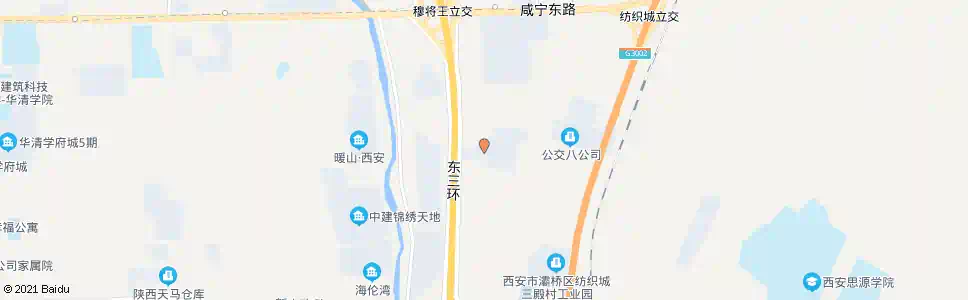 西安穆将王村_公交站地图_西安公交_妙搜公交查询2025